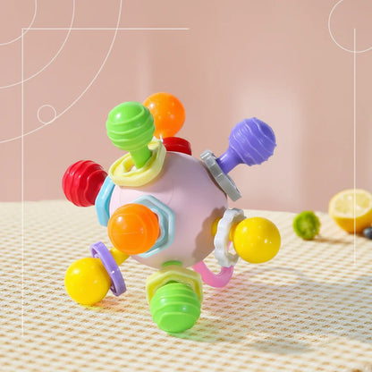 Baby Bijtring 3-in-1 – Zacht, Veilig & Speels