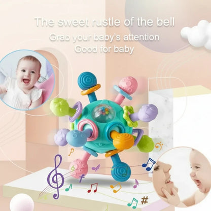 Baby Bijtring 3-in-1 – Zacht, Veilig & Speels